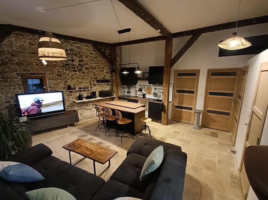 Апартаменты Grange Renovee Dans Cour Privee Бергхейм Экстерьер фото